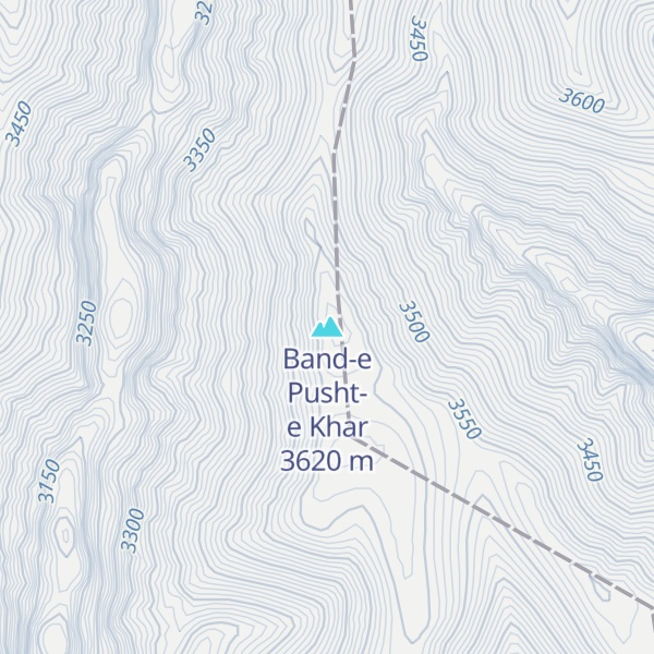 Map of Band-e Pusht-e Khar