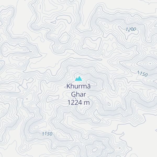 Map of Khurmā Ghar