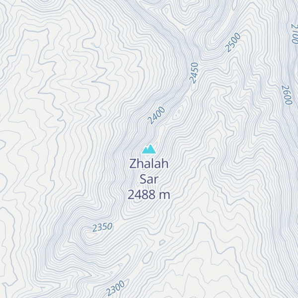 Map of Zhalah Sar