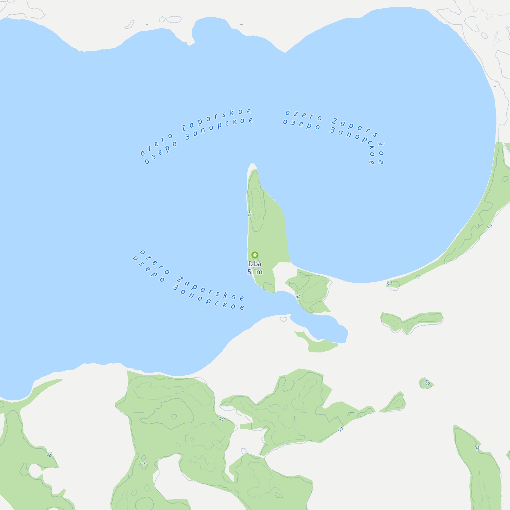 Izba map