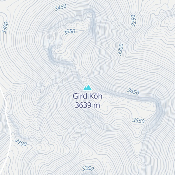Map of Gird Kōh