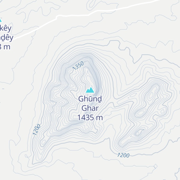 Map of Ghūnḏ Ghar