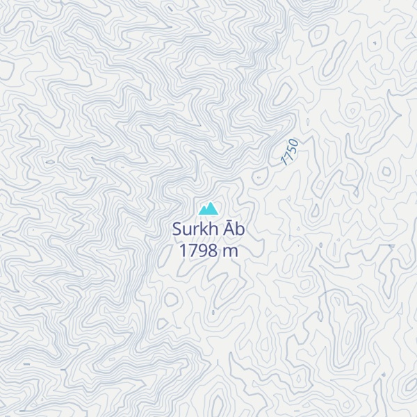 Map of Surkh Āb