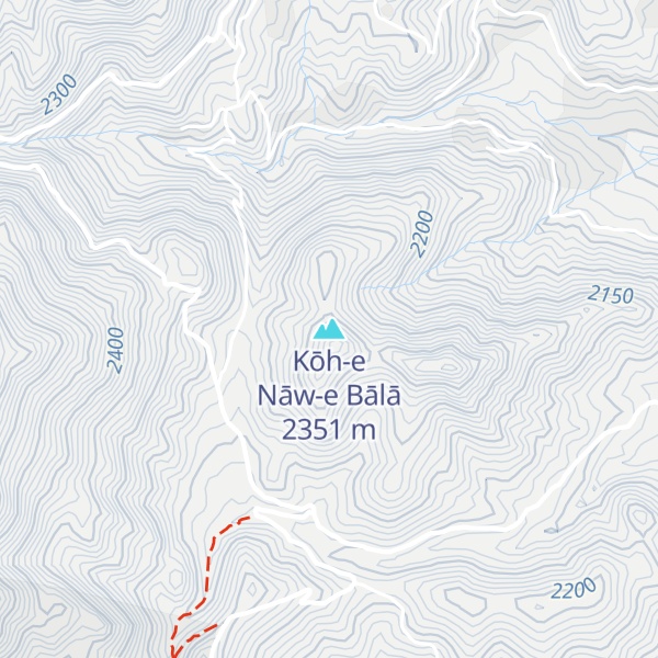 Map of Kōh-e Nāw-e Bālā