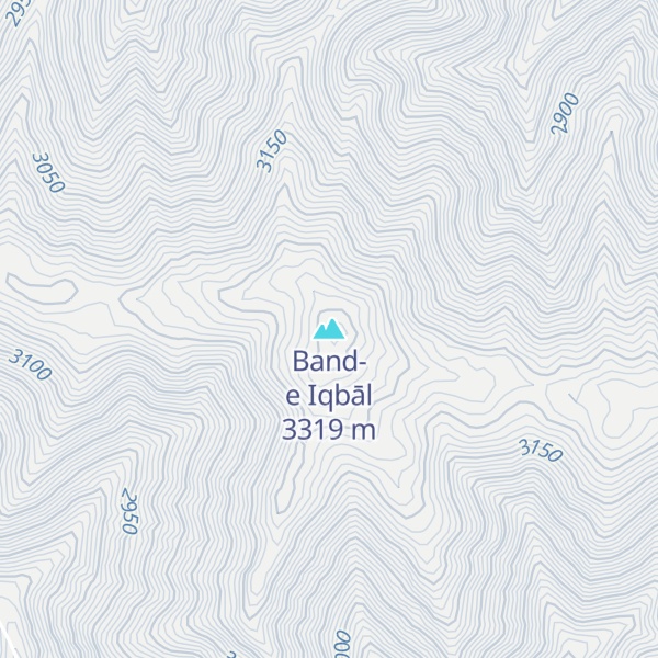 Map of Band-e Iqbāl