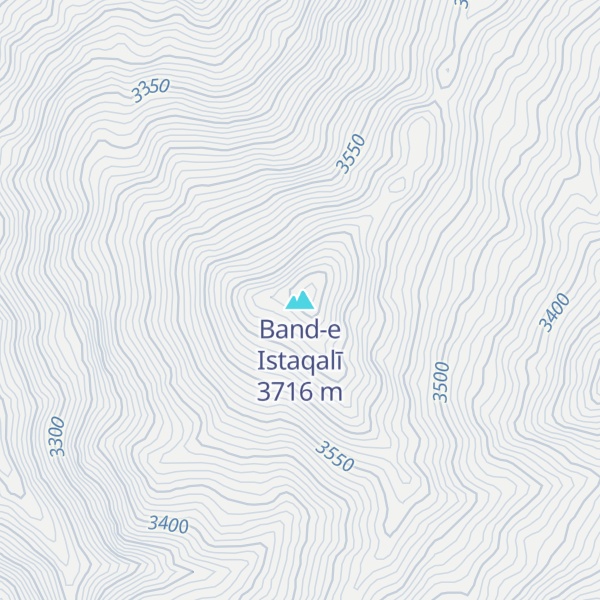 Map of Band-e Istaqalī