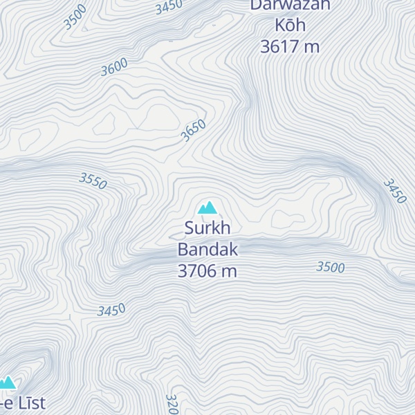 Map of Surkh Bandak
