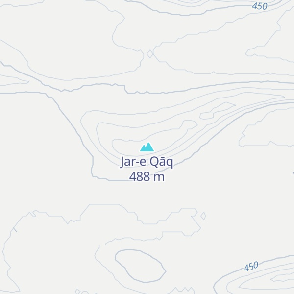 Map of Jar-e Qāq