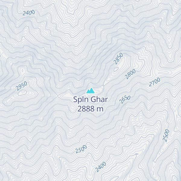 Map of Spīn Ghar