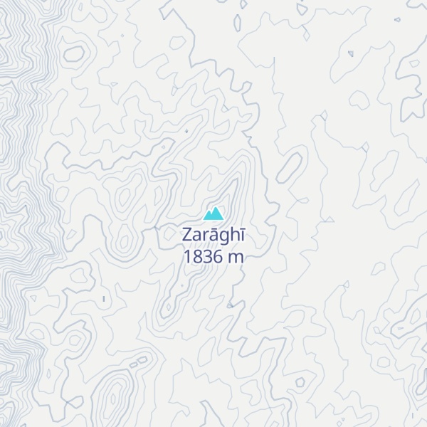 Map of Zarāghī