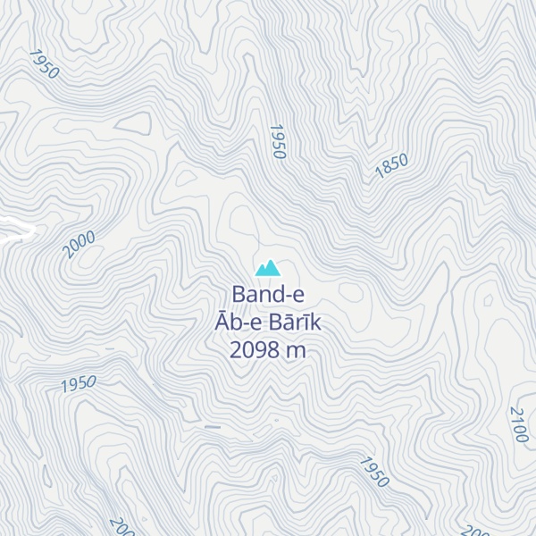 Map of Band-e Āb-e Bārīk