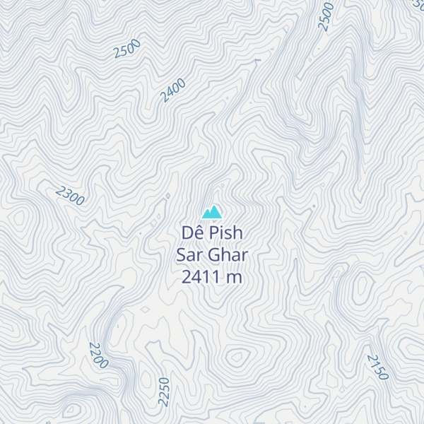 Map of Dê Pish Sar Ghar