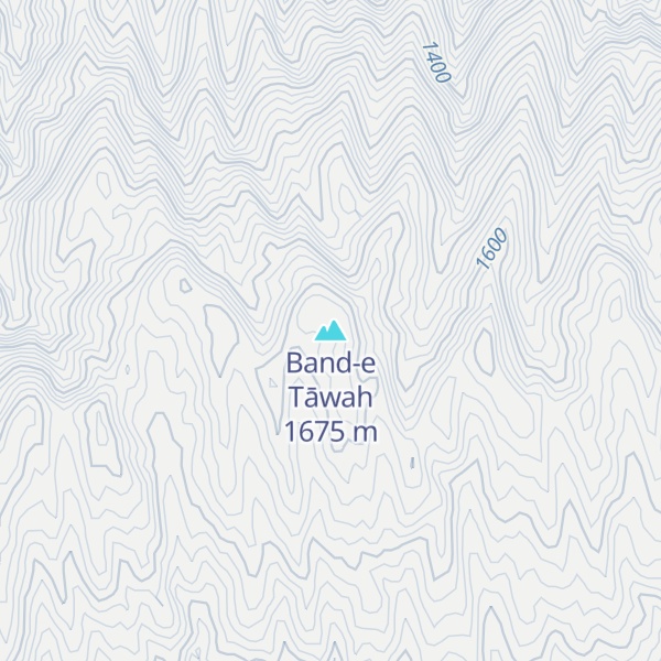 Map of Band-e Tāwah