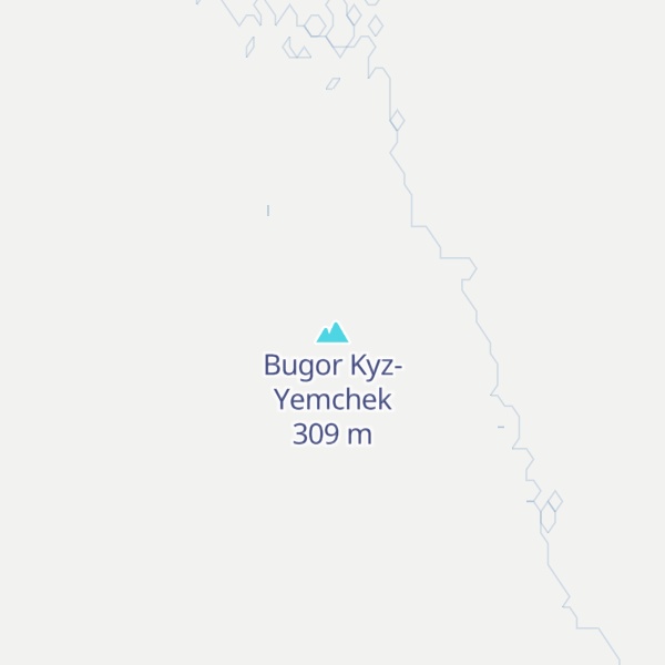 Map of Bugor Kyz-Yemchek