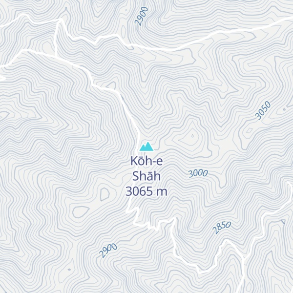 Map of Kōh-e Shāh