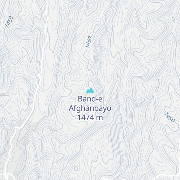 Map of Band-e Afghānbāyo