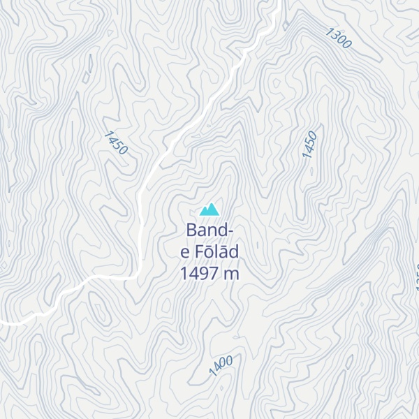 Map of Band-e Fōlād