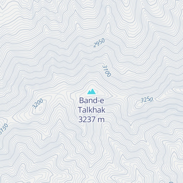 Map of Band-e Talkhak