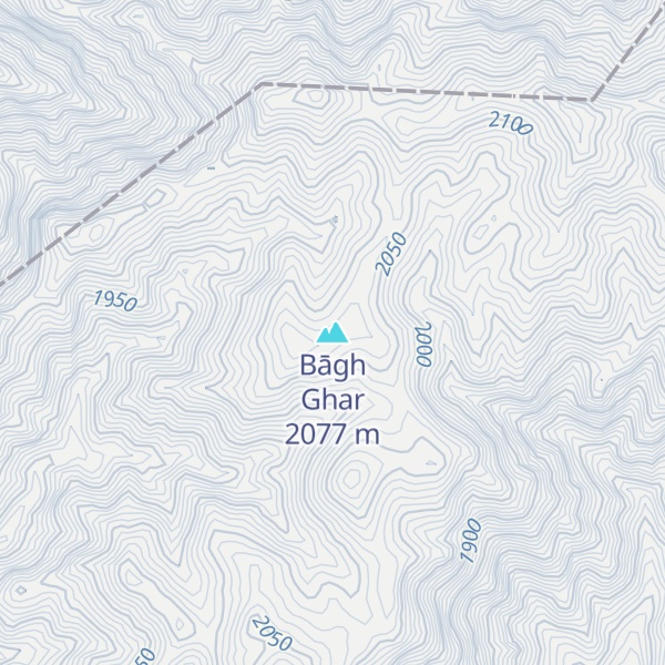 Map of Bāgh Ghar