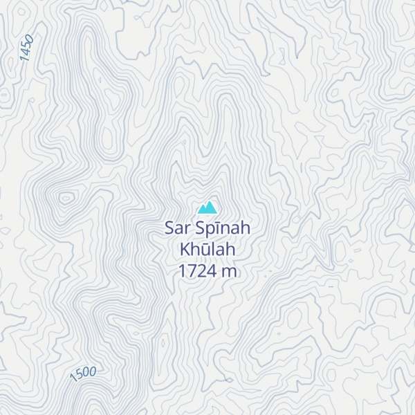 Map of Sar Spīnah Khūlah