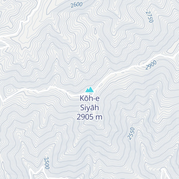 Map of Kōh-e Siyāh