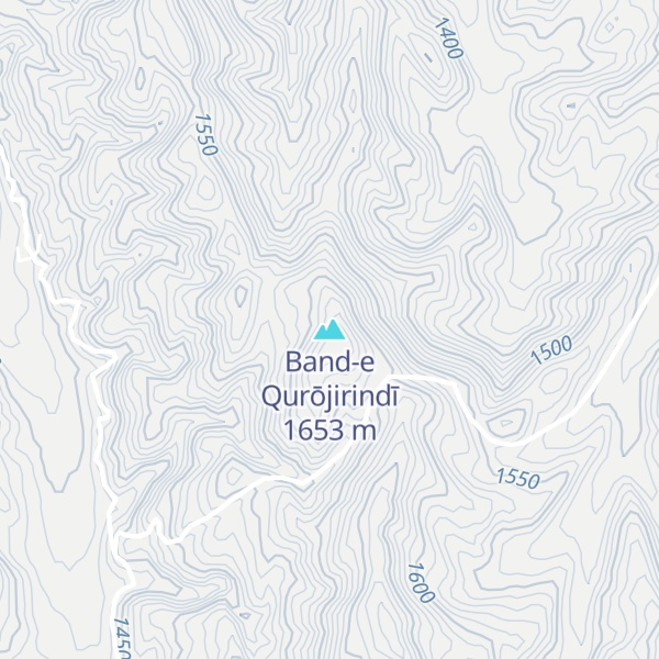 Map of Band-e Qurōjirindī