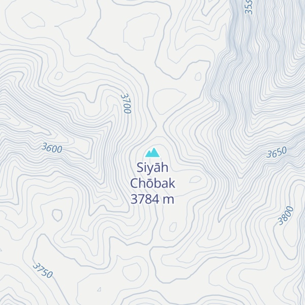 Map of Siyāh Chōbak
