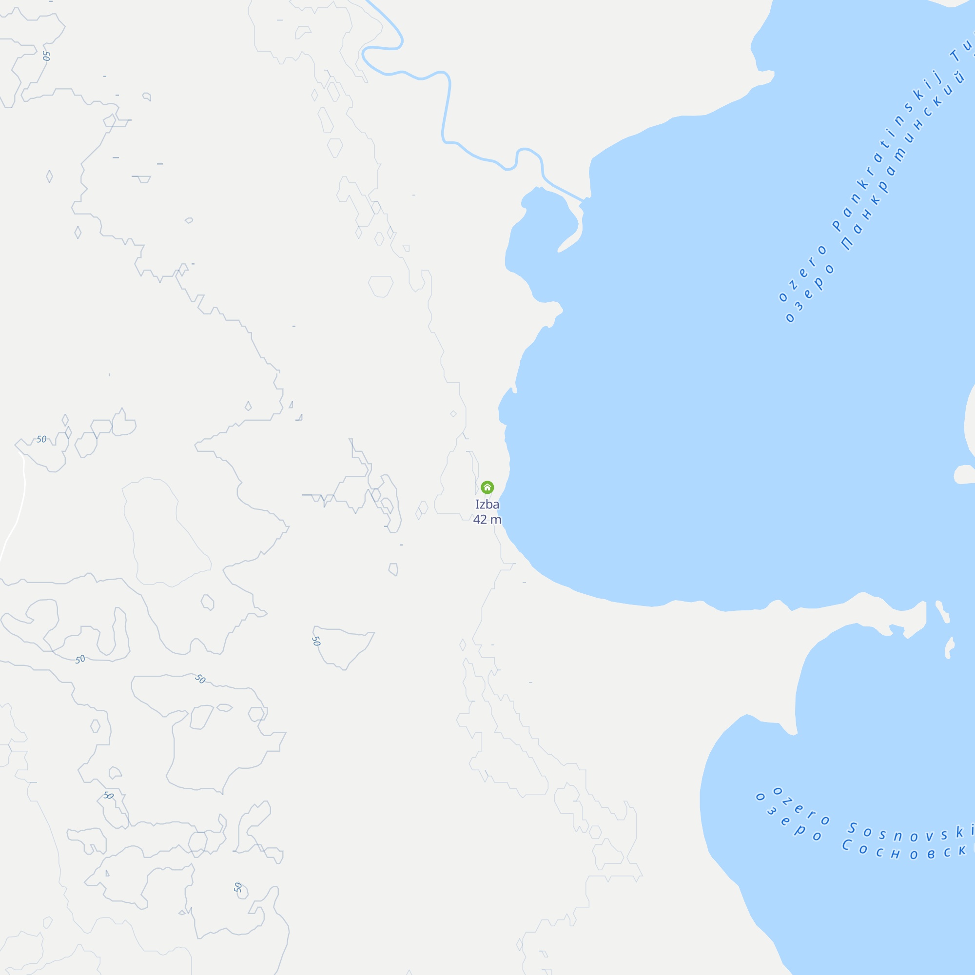 Izba map