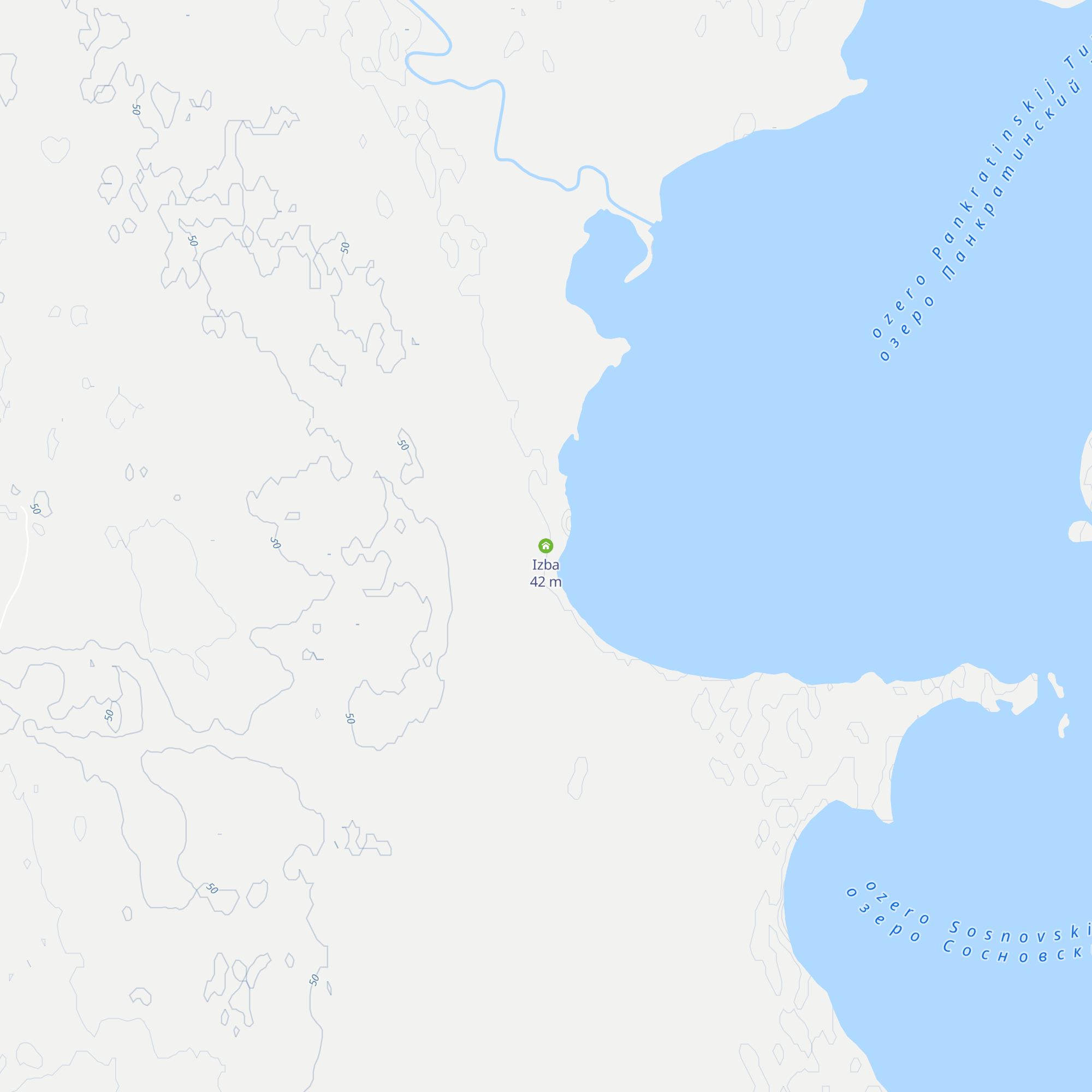 Izba map