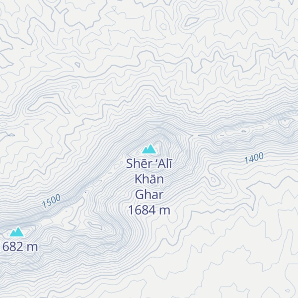 Map of Shēr ‘Alī Khān Ghar