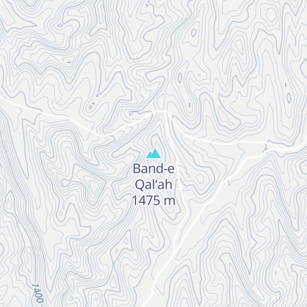 Map of Band-e Qal‘ah
