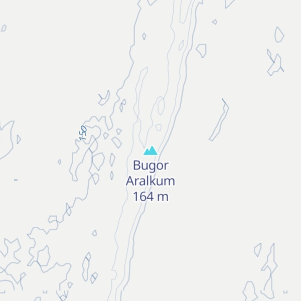 Map of Bugor Aralkum