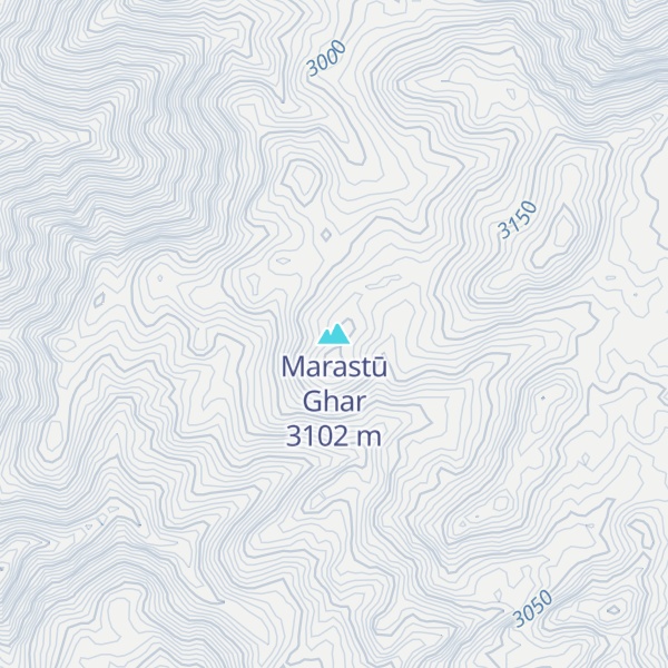 Map of Marastū Ghar