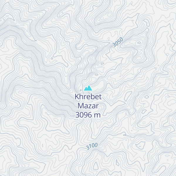 Map of Khrebet Mazar