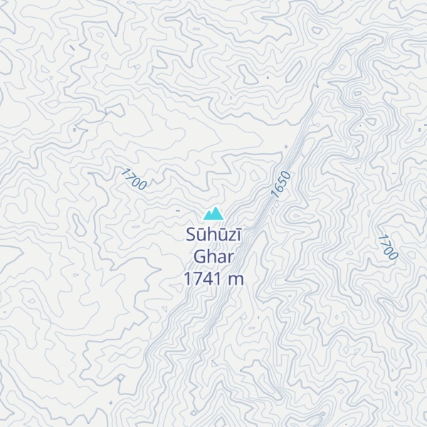 Map of Sūhūzī Ghar