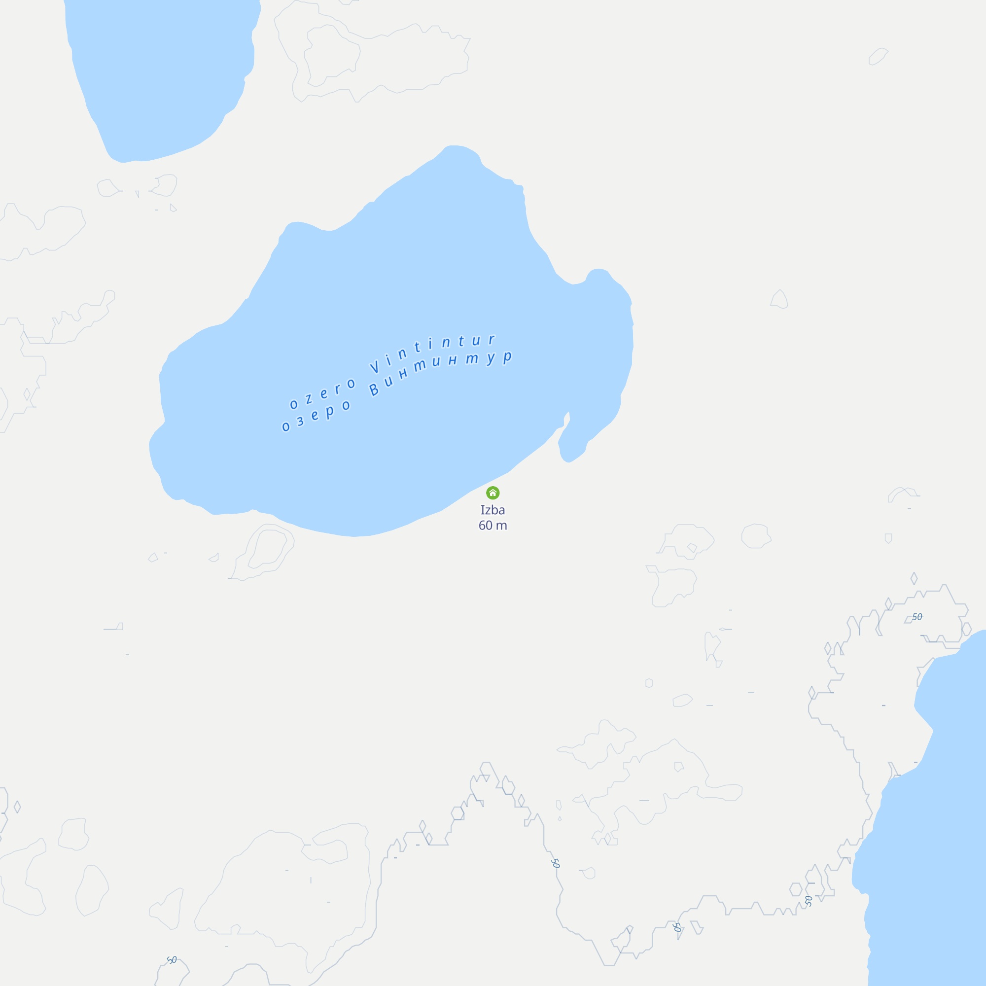 Izba map