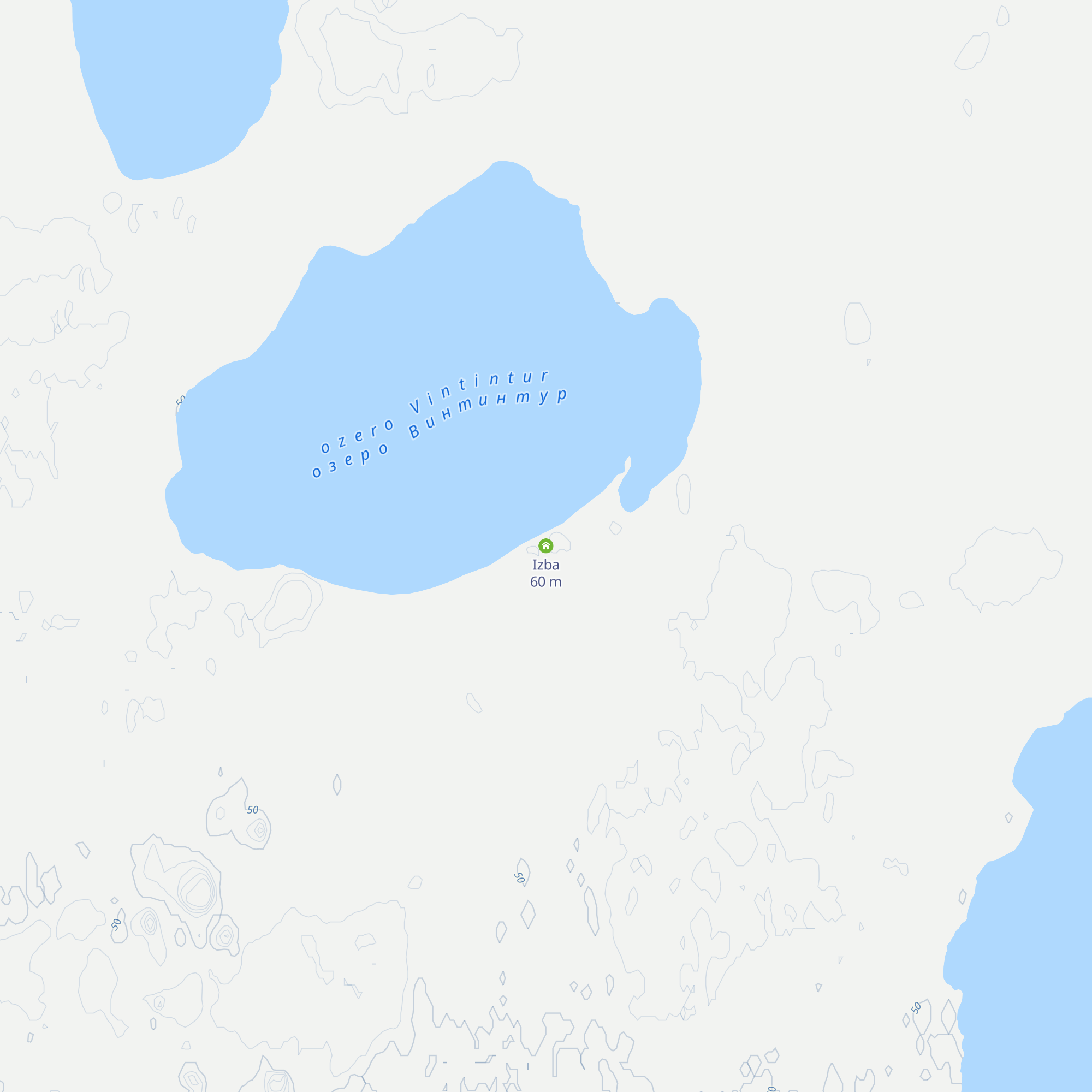 Izba map