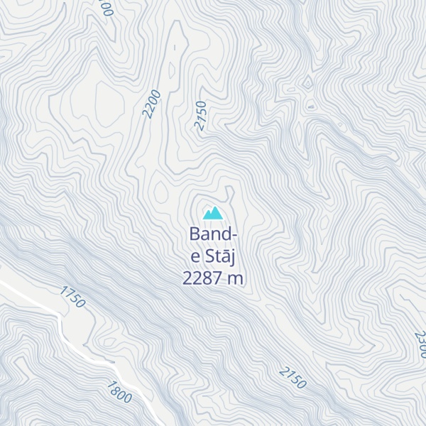 Map of Band-e Stāj