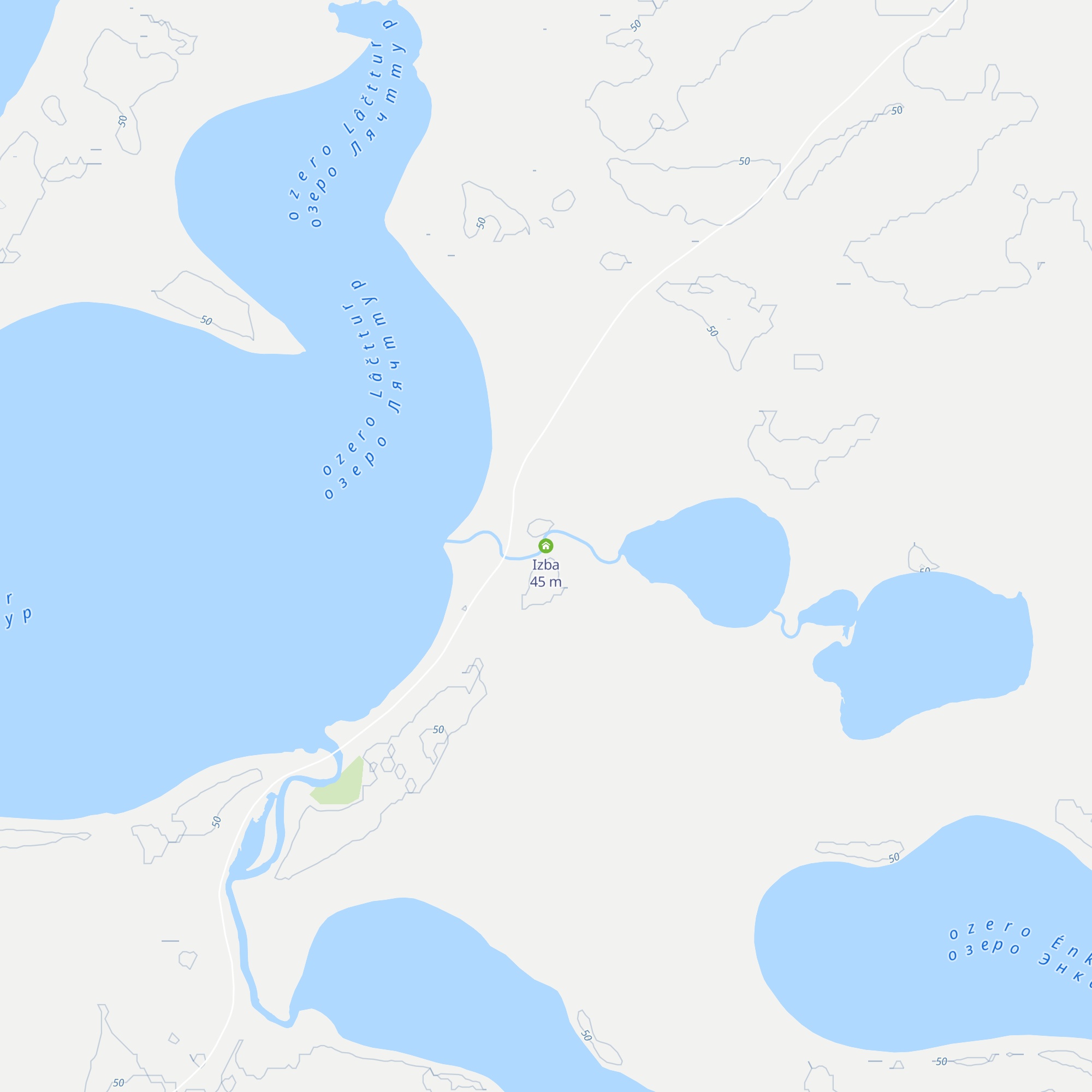 Izba map