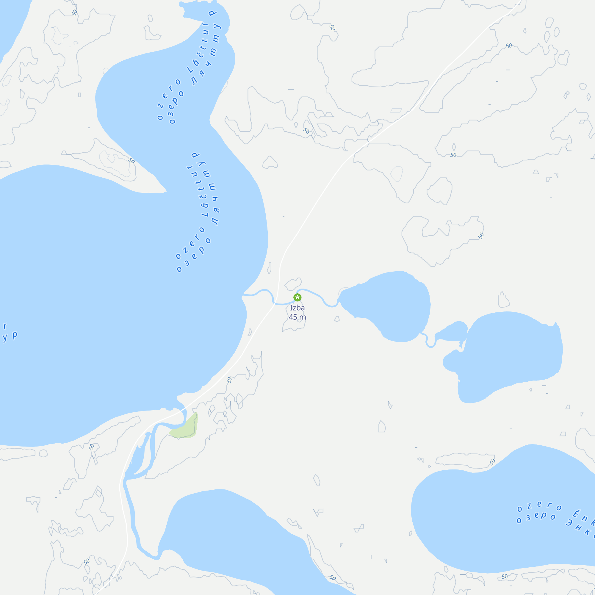 Izba map