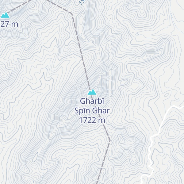 Map of Gharbī Spīn Ghar