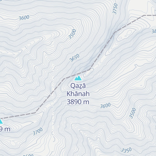 Map of Qaẕā Khānah