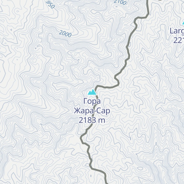 Map of Гора Жара-Сар