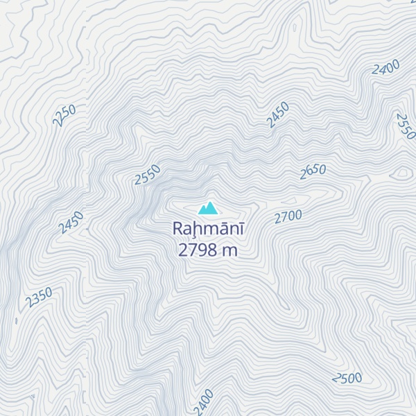 Map of Raḩmānī