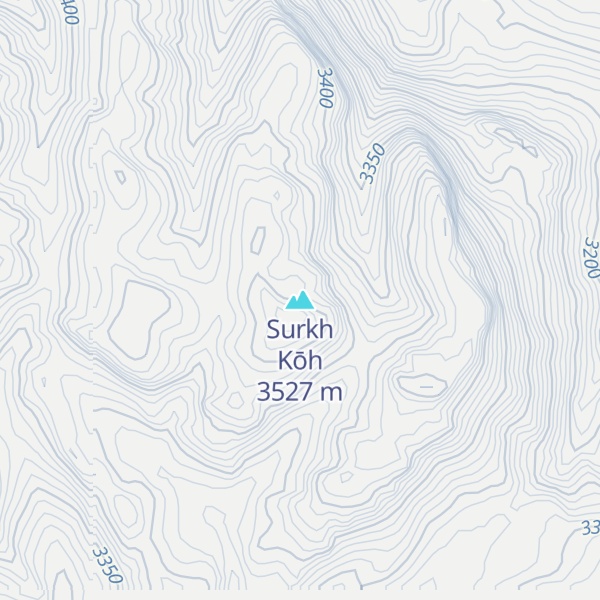 Map of Surkh Kōh