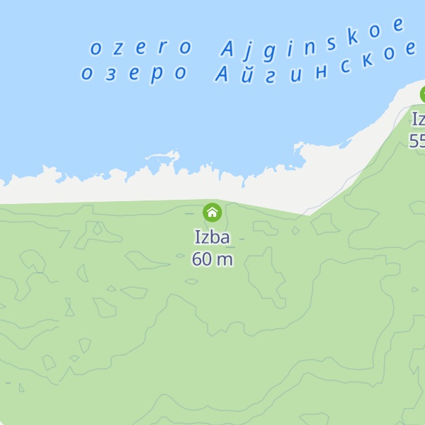Map of Izba