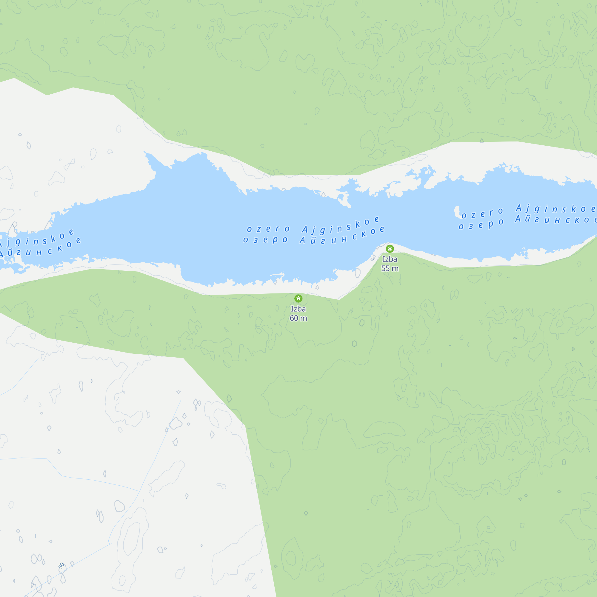 Izba map