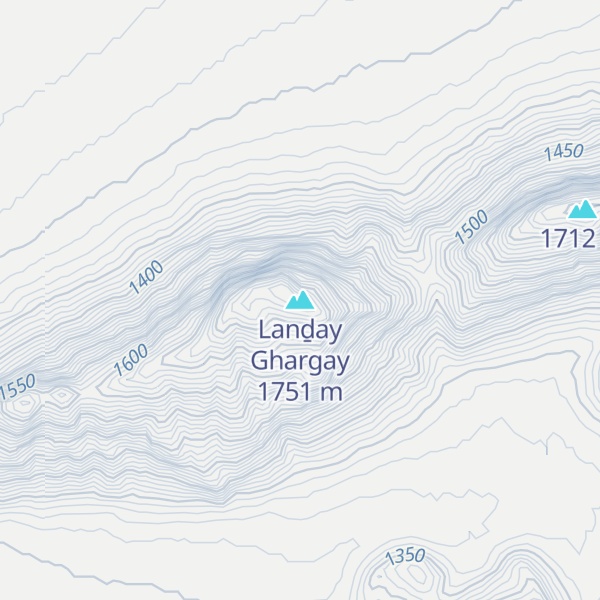 Map of Lanḏay Ghargay
