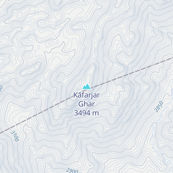 Map of Kāfarjar Ghar