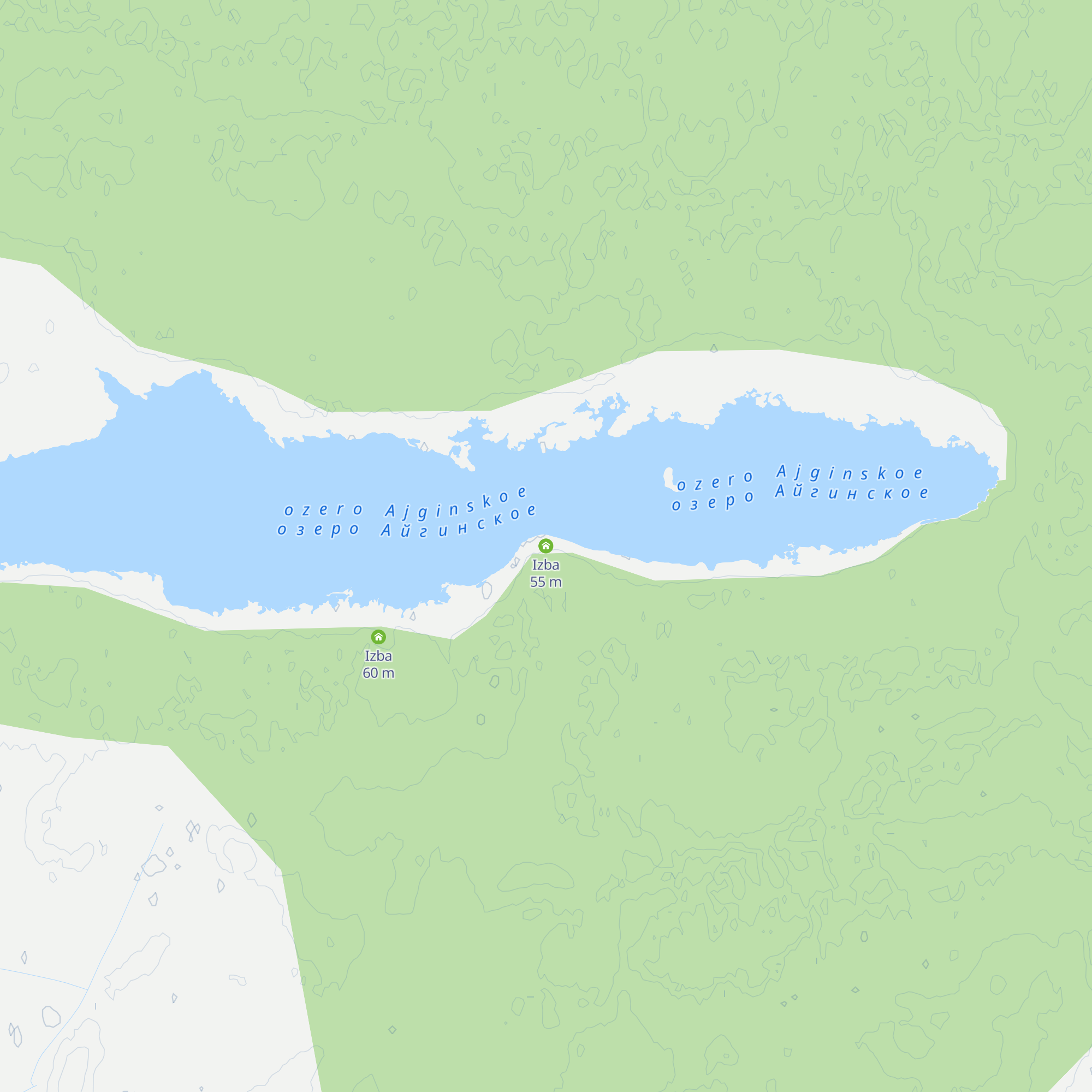 Izba map